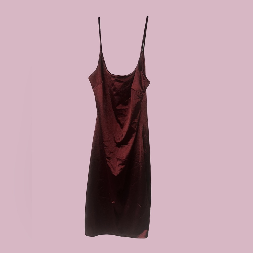 Red silk dress♥️